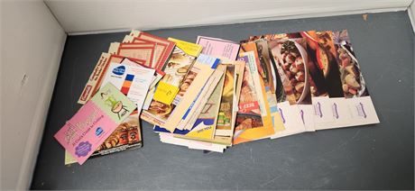 Lot Of Various Recipe Cards