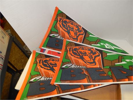 Chicago Bears & Atlanta Falcons & Giants Pennants