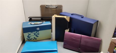 Lot Of Various Organizers & Bank Deposit Bags