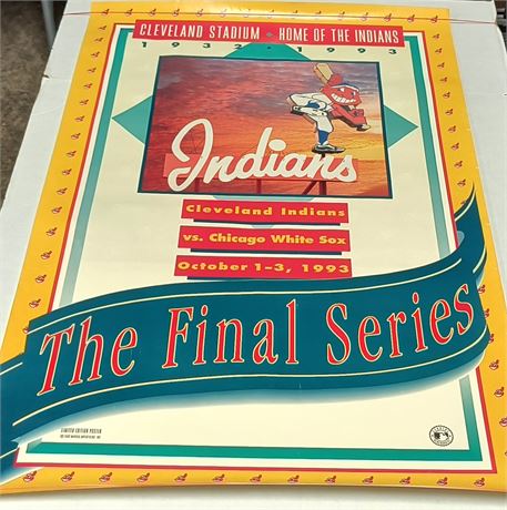 Cleveland Indians Small Poster