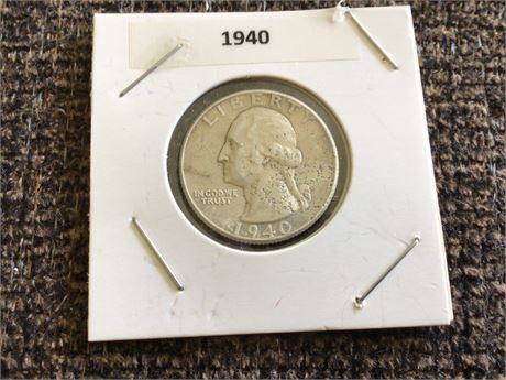 1940 Washington Quarter