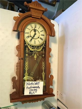 Grandfather Style Wall Clock