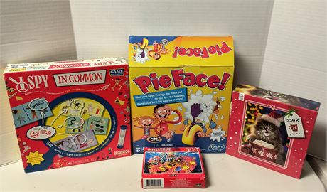 Lot Of Board Games & Puzzles