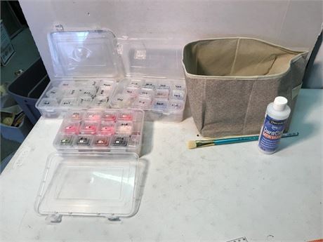 Tote of Diamond Painting Beads