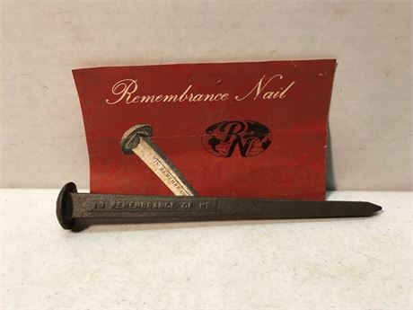 1973 A.W. Thomason Remembrance Nail