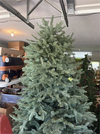 Artificial Tree with Galvanized Metal Tub