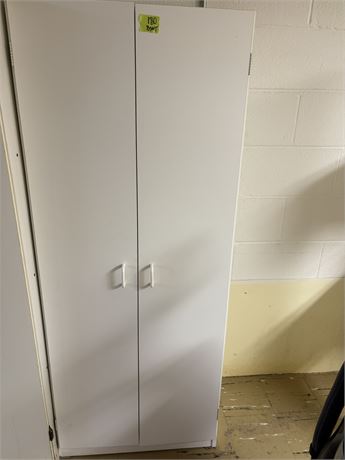 White Cabinet (In Basement)