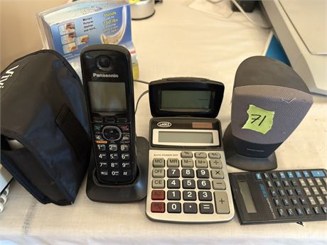 Calculators, Phone, Misc