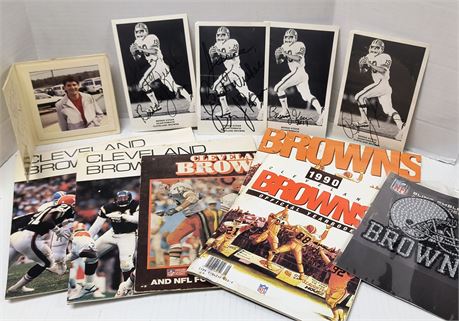 Variety Of Cleveland Browns Memorabilia