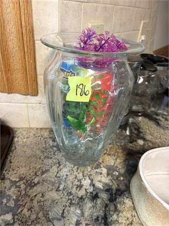 Glass Vase, Fish Plants