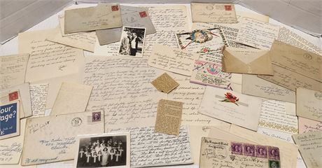 Vintage Letters & Photos & Misc. Paper Items