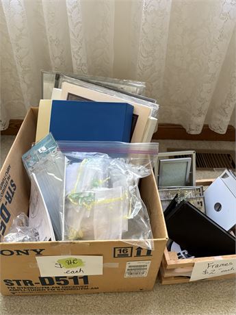 Picture Frames, Scrap Booking, Misc