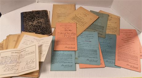 Vintage Report Cards & Misc. Papers