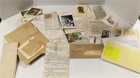 Lot Of Vintage Misc. Papers