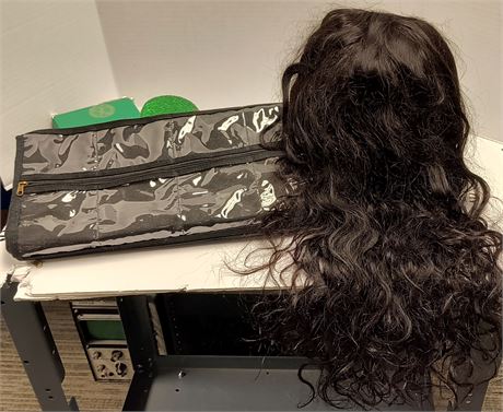 Goo Goo Wig & Organizer & Misc. Items (Foam Head Not Included)
