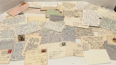 Lot Of Vintage Letters