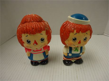 Vintage Raggedy Ann & Andy Banks