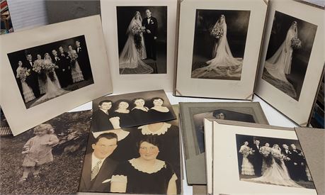 Lot Of Vintage Black & White Photos