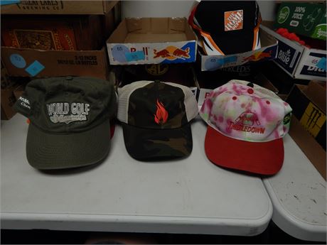 Lot Of Baseball Hats