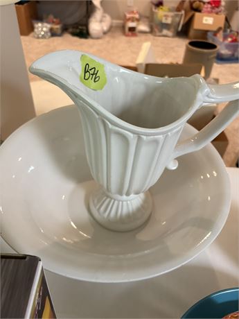 Pitcher and Bowl