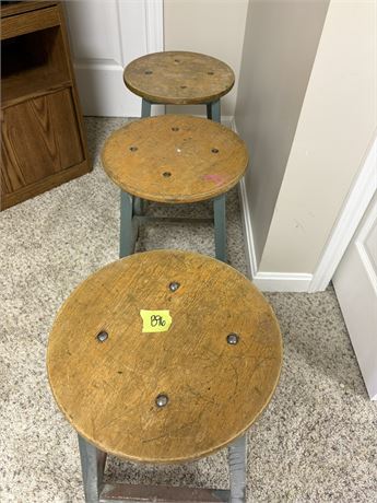 Vintage Stools (3)