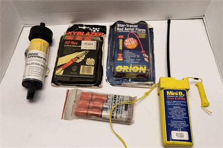 Lot Of Various Safety Flares