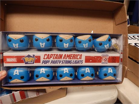 Captain America Pop! Party String Lights