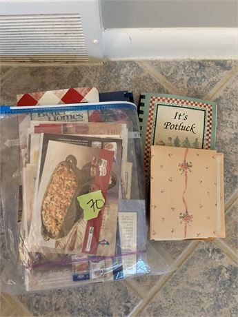 Recipe Books, Cards