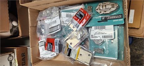Flat Of Various Hinges & More