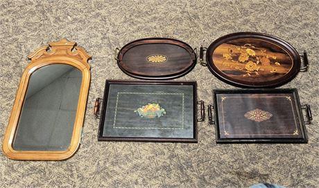 4 Trays & One Mirror