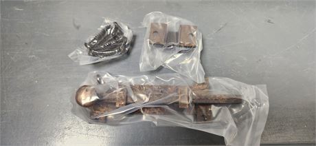 6in. Patina Bronze Slide Bolt Natural Bronze Color