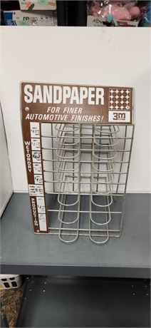 3M Sandpaper Display Rack