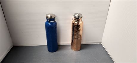 2 New Stainless Steel Tumblers