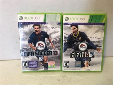 Xbox 360 FIFA 13 & 14