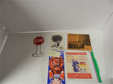 Flat Of Vintage Items
