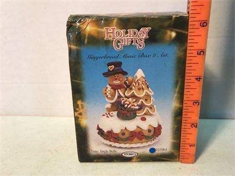 Holiday Gifts Gingerbread Music Boxes