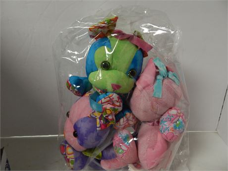 2 Plush Doodle Bears