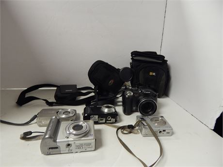 Flat Of Various Cameras