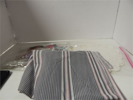 Flat Of Vintage Linens