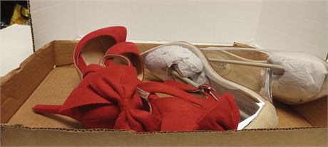 2 Women's High Heel Shoes. Size 8 And Size 10