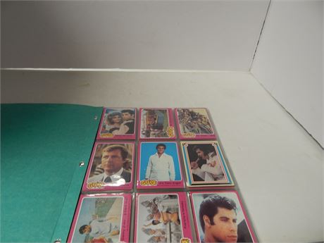 Flat Of Vintage GREASE  Trading Cards