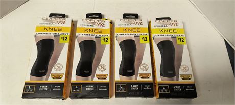 Flat Of Copper Fit Knee Compression Sleeve