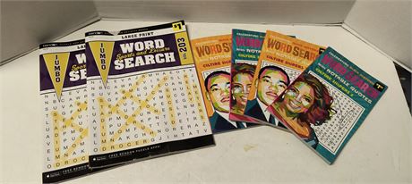 Flat Of Word Search Books