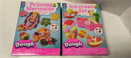 New Princess Mermaids & Ice-Cream Dough Sets