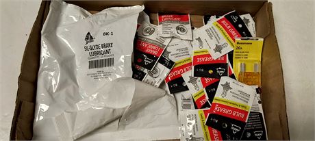 Flat Of Bulb Grease & Brake Lubricant & More