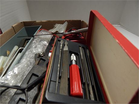 Flat Of Misc. Tools & Hardware