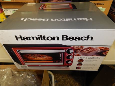 New Hamilton Beach Toaster Oven.