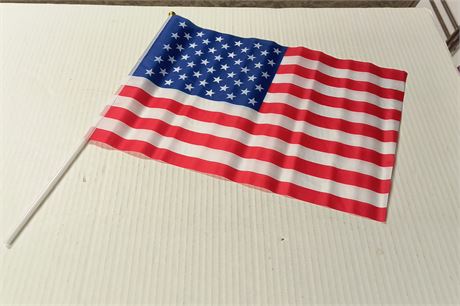 Lot Of 15 American Flags. Size 12x18 Inch