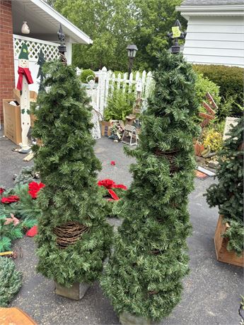 Pine Topiary Trees