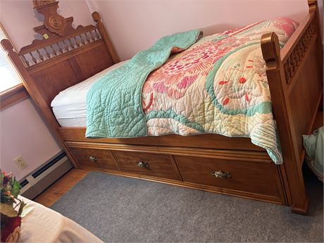 Antique Twin Bed